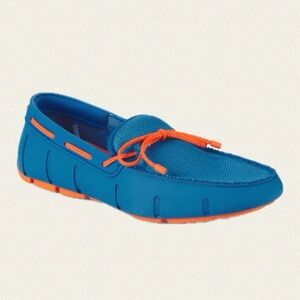 SWIMS Braided Lace-Up Loafers